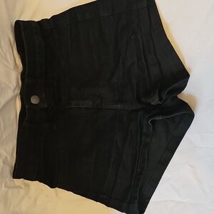 Wild Fable Jet Black High-Waist Shorts